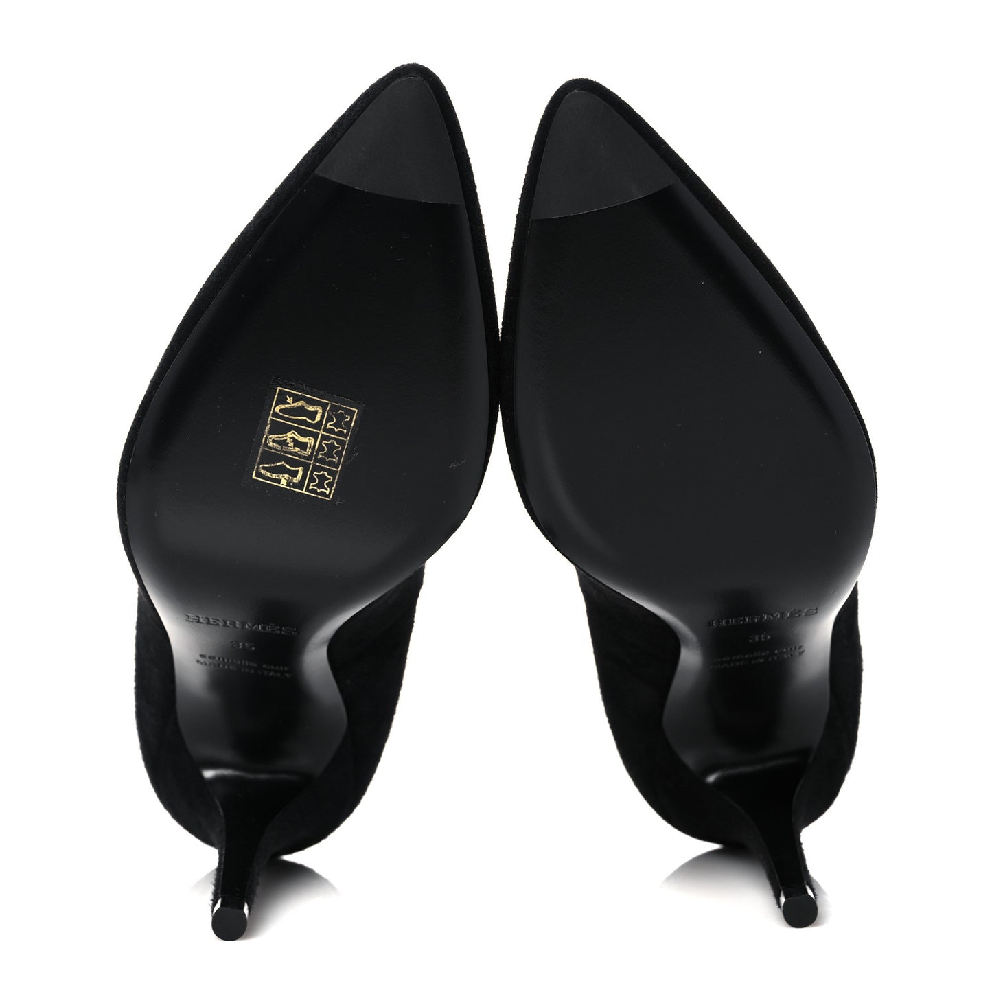 Suede Goatskin Victoire 90 Pumps 35 Black