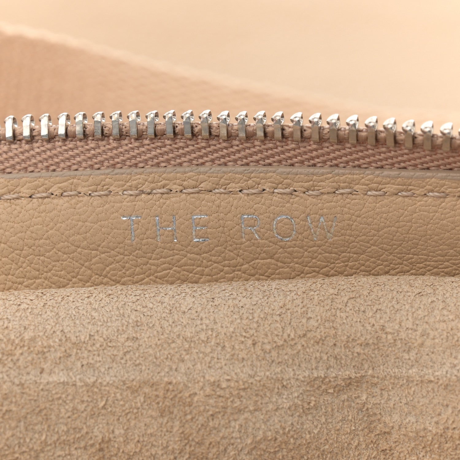 The Row Grained Calfskin Large Slouchy Banana Bag Light Cuir 7 of 13