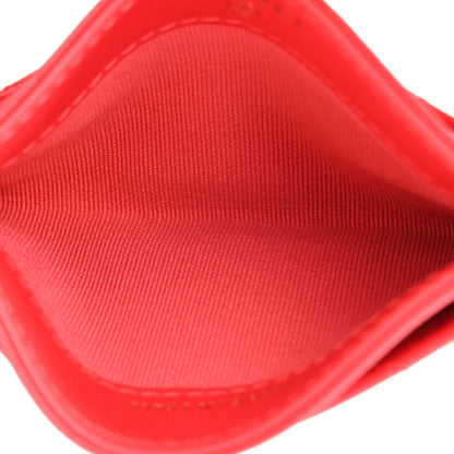 Chanel Caviar Quilted Card Holder Red 5 of 13
