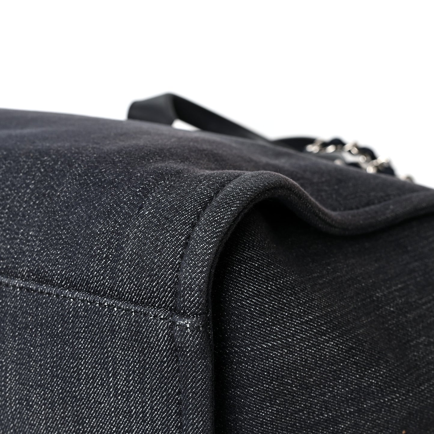 Denim Medium Deauville Tote Dark Blue