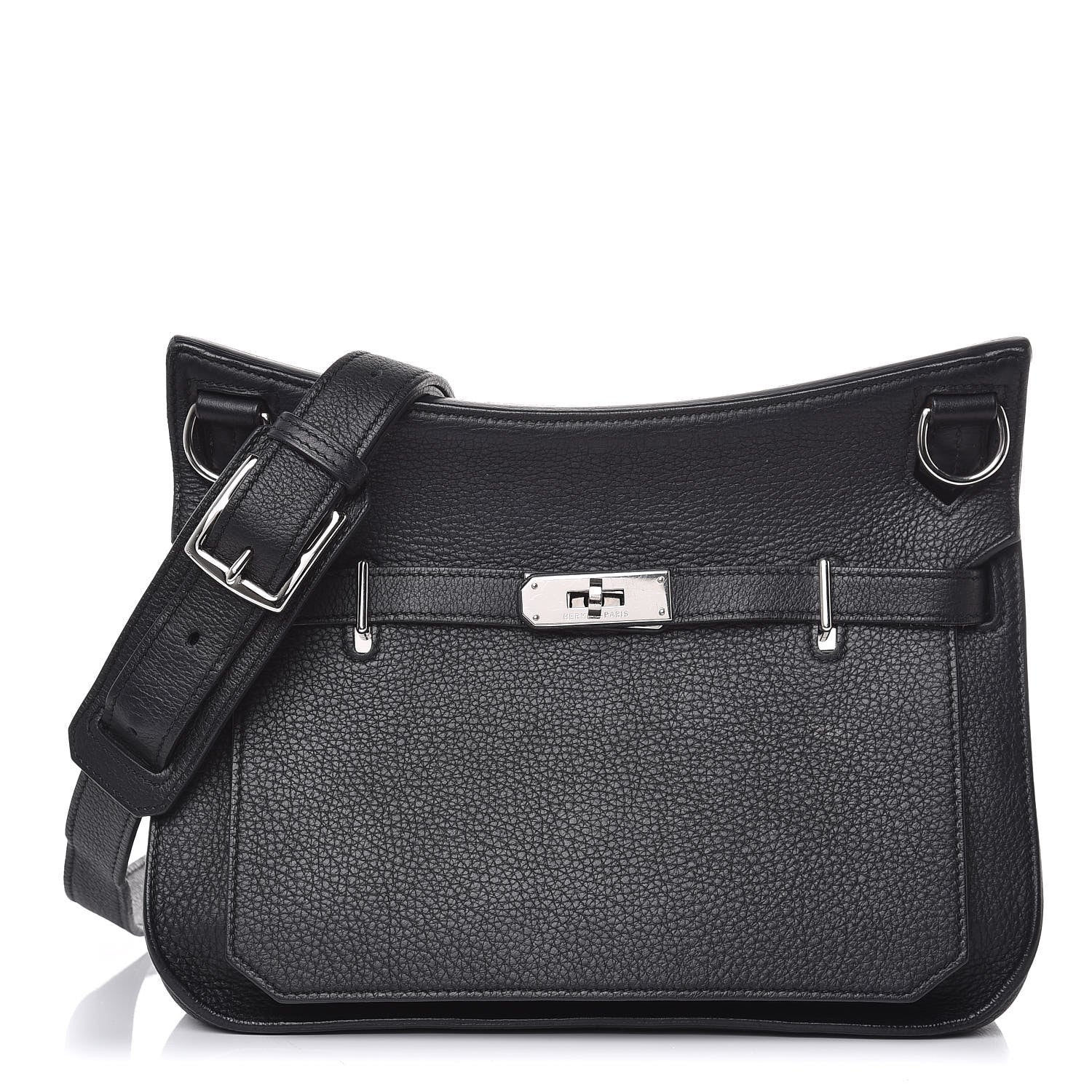 Hermes Taurillon Clemence Jypsiere 28 Black 1 of 8