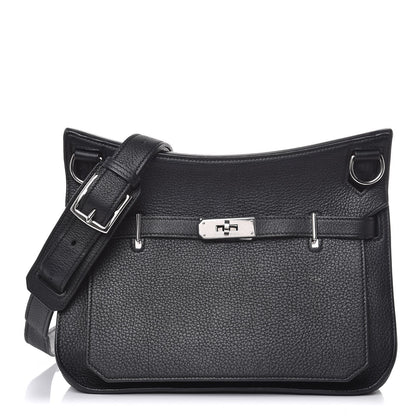 Hermes Taurillon Clemence Jypsiere 28 Black 1 of 8