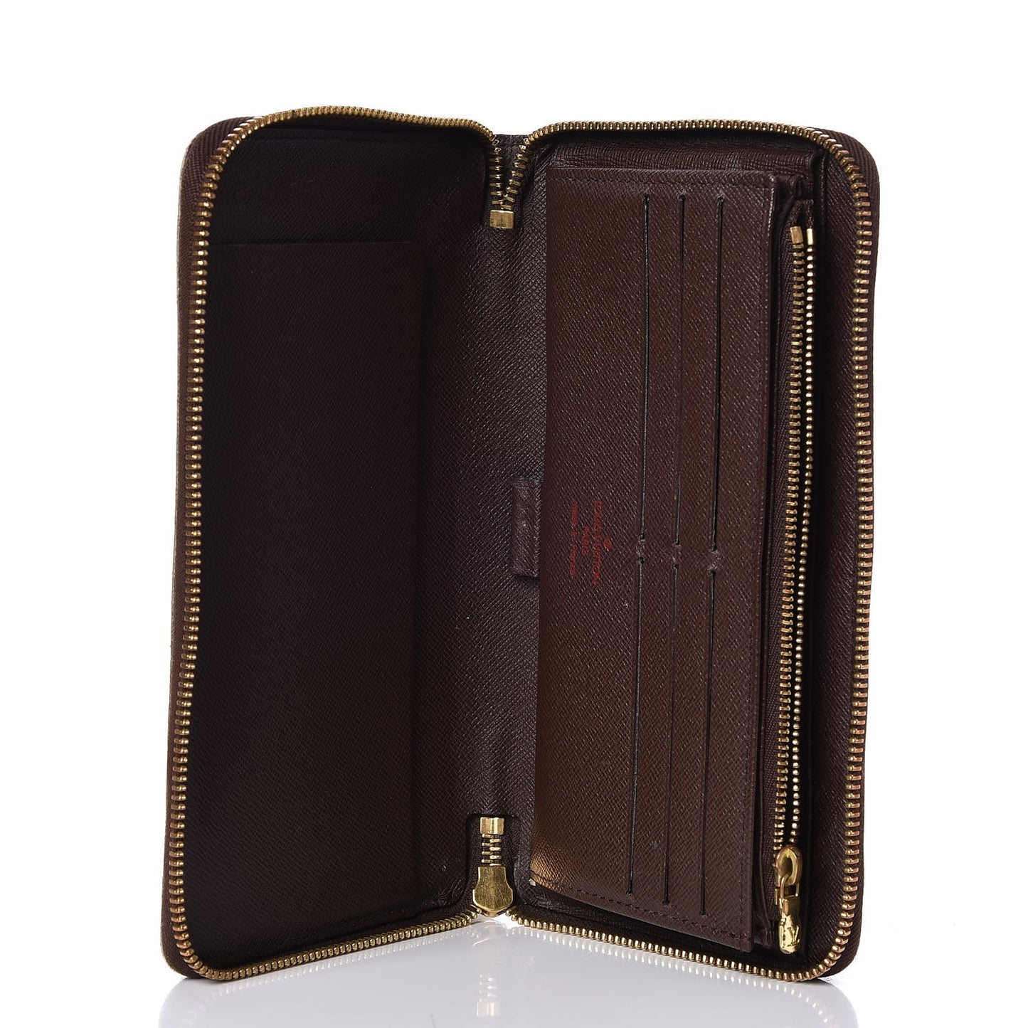 Damier Ebene Zippy Organizer Wallet
