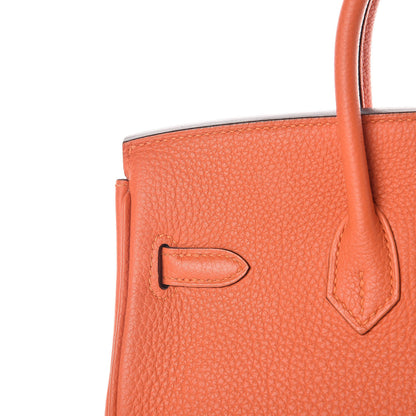 Hermes Togo Birkin 25 Feu 13 of 36