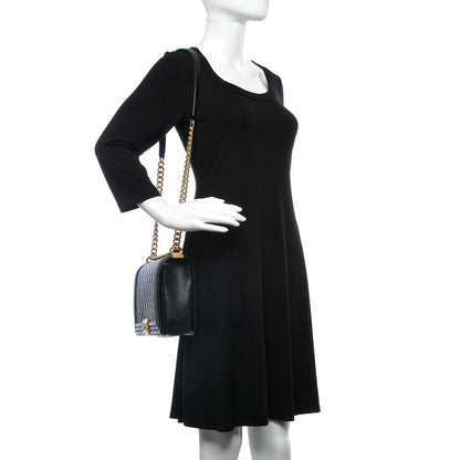 Chanel Caviar Quilted New Medium Boy Flap Black 2 of 10
