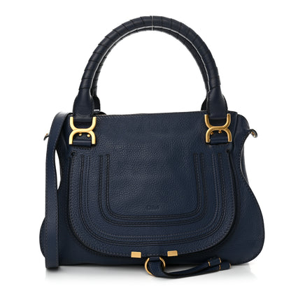 Chloe Calfskin Medium Marcie Satchel Scuba Blue 1 of 12