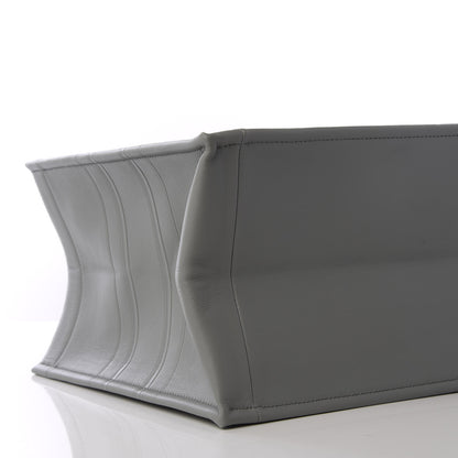 Christian Dior Calfskin Embossed Medium Book Tote Grey 8 of 10