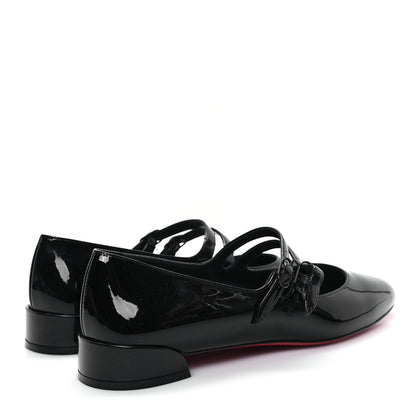 Christian Louboutin Patent Sweet Jane Flats 40 Black 5 of 9