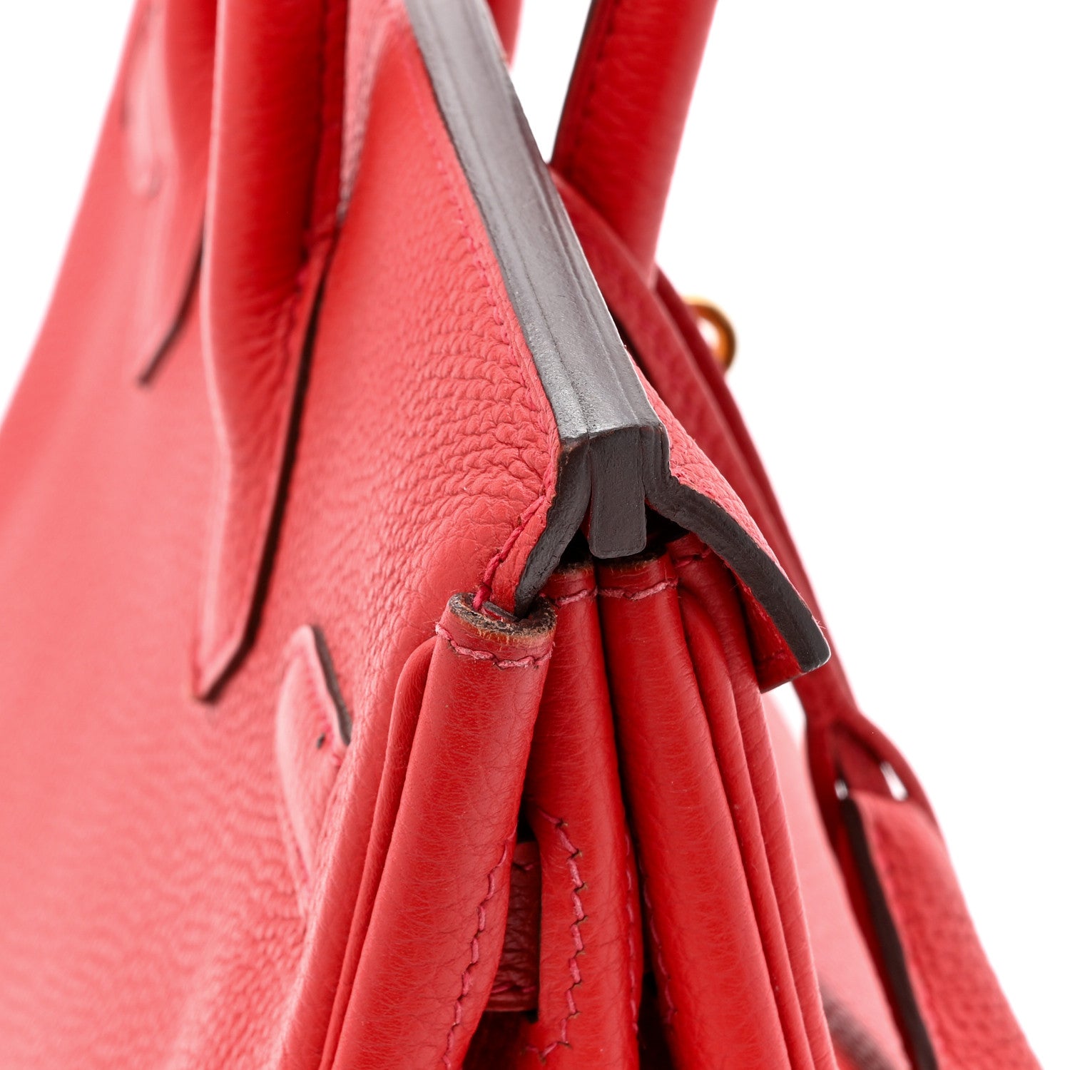 Hermes Togo BIRKIN 30 Rouge Casaque 20 of 21