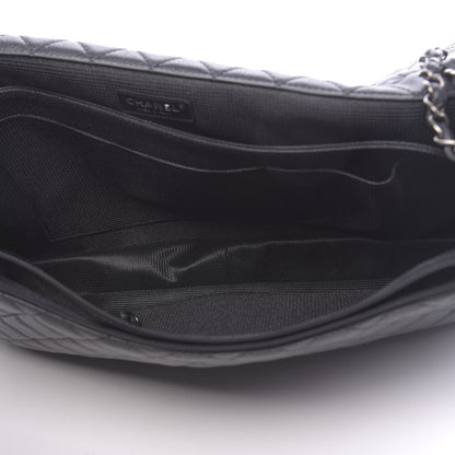 Chanel Calfskin Quilted XXL Travel Flap Bag Black 5 of 10