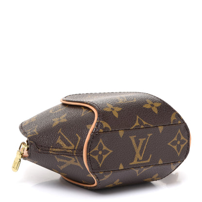 Louis Vuitton Monogram Mini Ellipse Wristlet Clutch 4 of 9