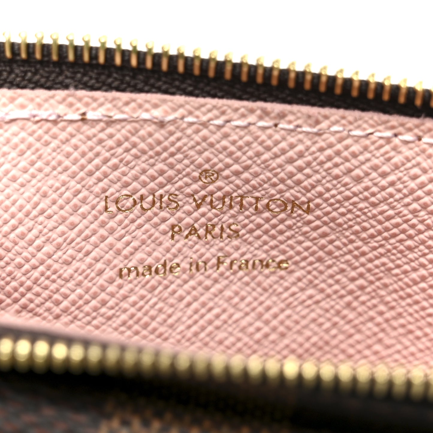 Damier Ebene Recto Verso Card Holder Rose Ballerine