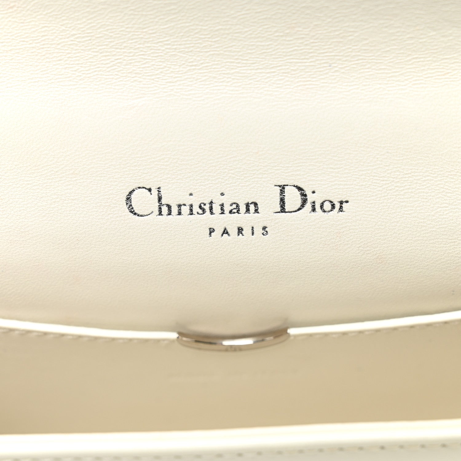 Christian Dior Calfskin Printed Mini Diorama Flap Bag White 6 of 11