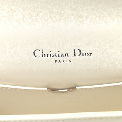 Christian Dior Calfskin Printed Mini Diorama Flap Bag White 6 of 11