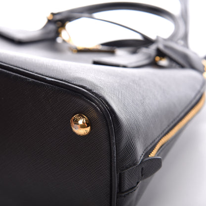 Prada Saffiano Lux Small Promenade Tote Black 9 of 14
