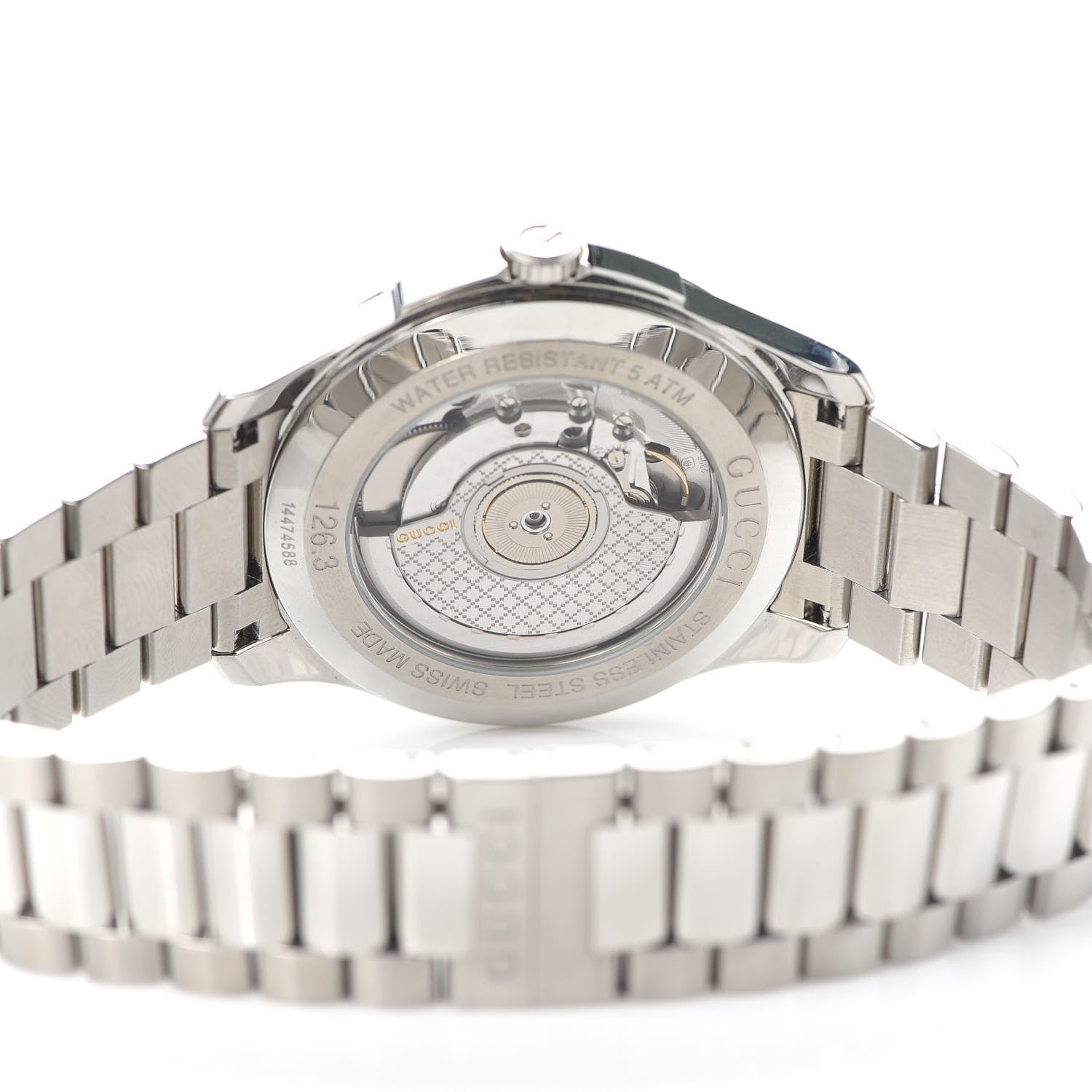 Gucci Stainless Steel 40mm G-Timeless Automatic Watch Black 4 of 6