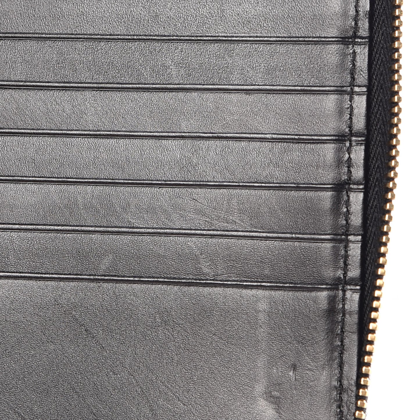 Toile Monogram Long Zip Around Wallet Black