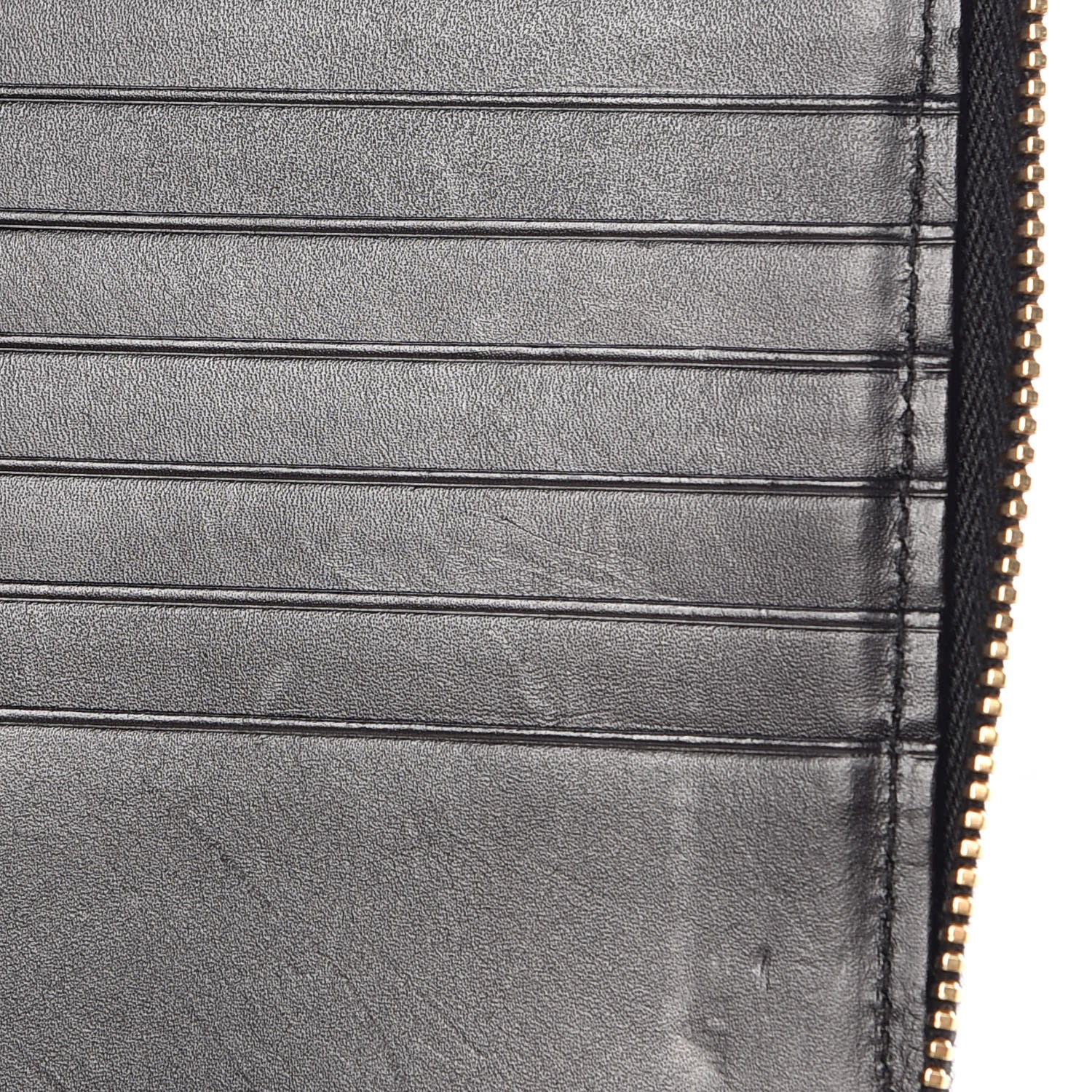Saint Laurent Toile Monogram Long Zip Around Wallet Black 8 of 10