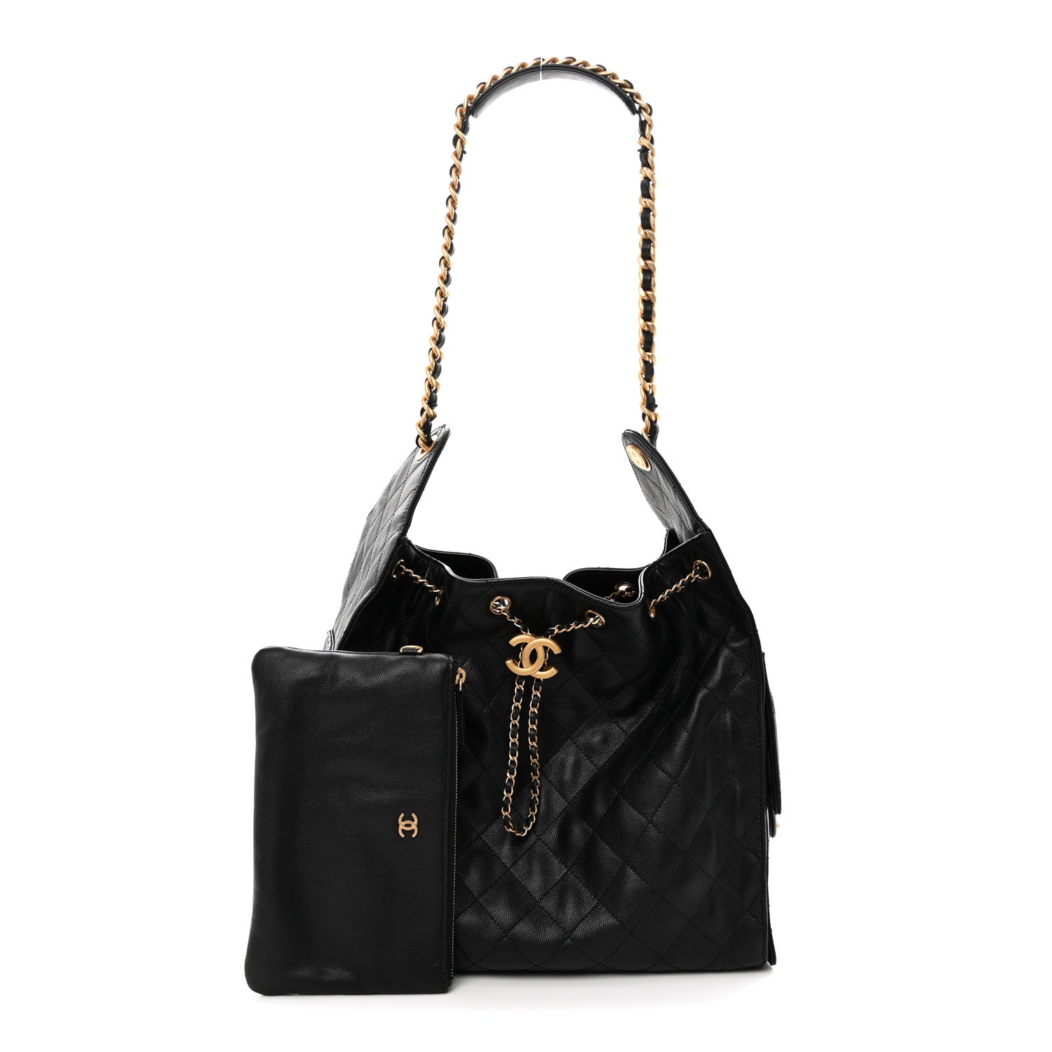 Chanel Caviar Quilted Medium Chanel 25 Handbag Black 3 of 11