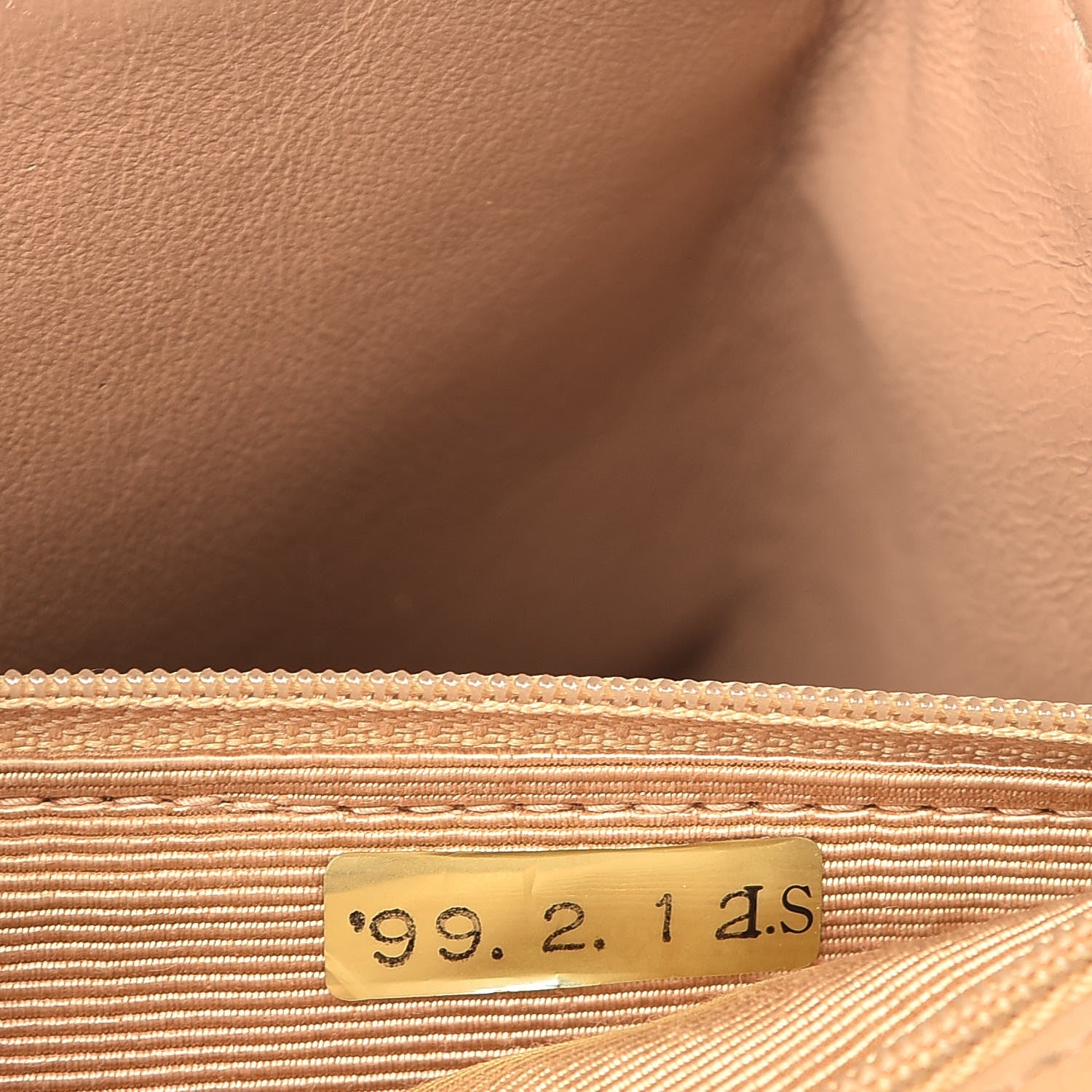 Chanel Lambskin Quilted Medium Kelly Flap Bag Beige 6 of 6