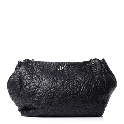 Chanel Vinyl Graphic Edge Tote Black 1 of 13