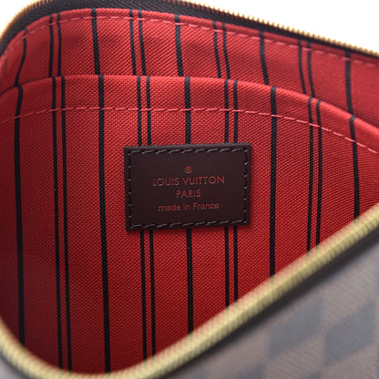 Louis Vuitton Damier Ebene Neverfull MM GM Pochette 6 of 7