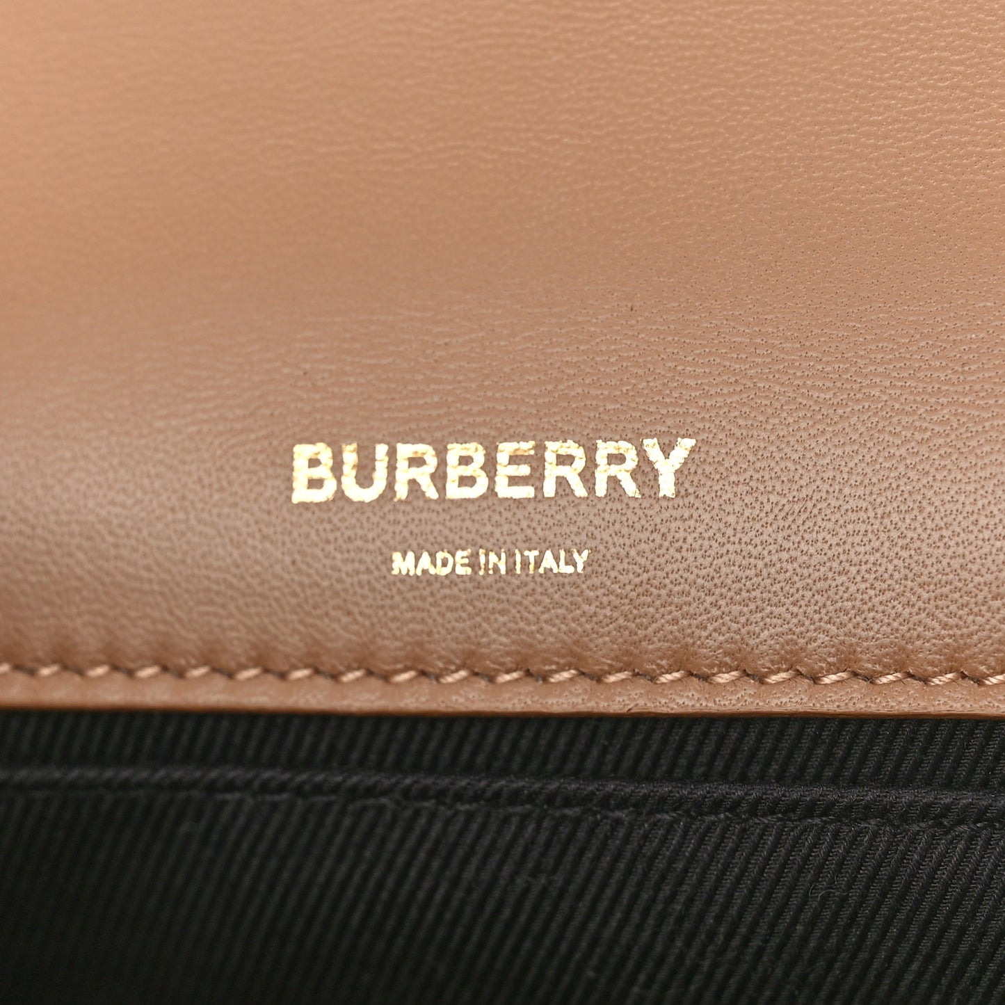 Patent Quilted Horseferry Print Small Lola Bag Tan
