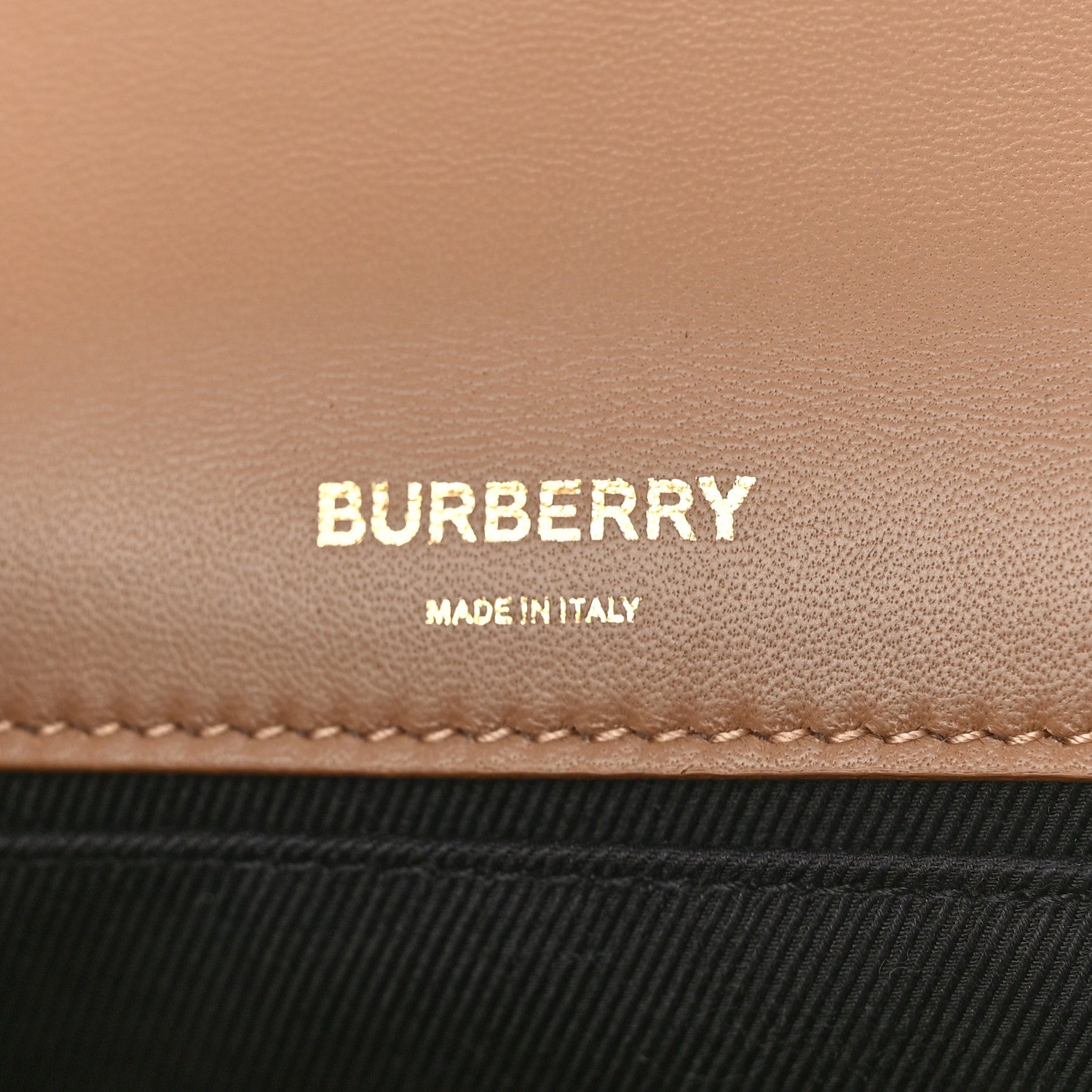 Burberry Patent Quilted Horseferry Print Small Lola Bag Tan 6 of 8