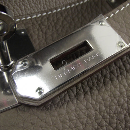 Hermes Taurillon Clemence Jypsiere Gypsy 35 Etoupe 10 of 11