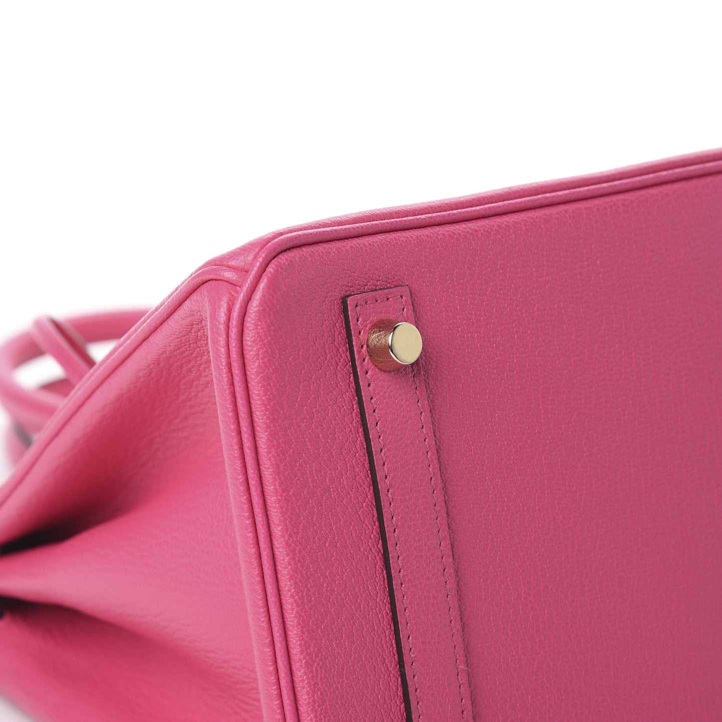 Chevre Mysore Horseshoe Birkin 30 Rose Tyrien Ultraviolet