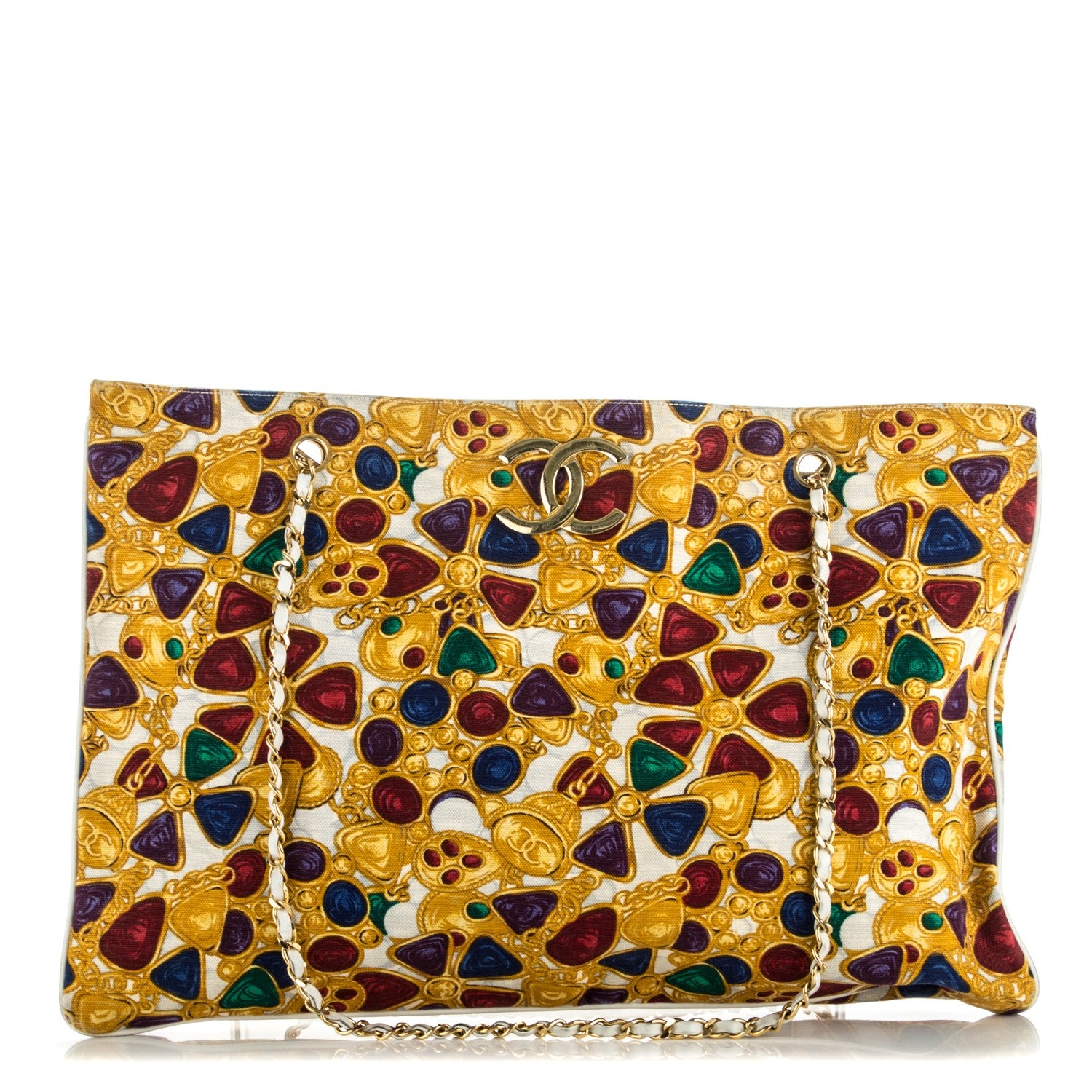 Chanel Canvas Large Jewel Tote Multicolor 1 of 11