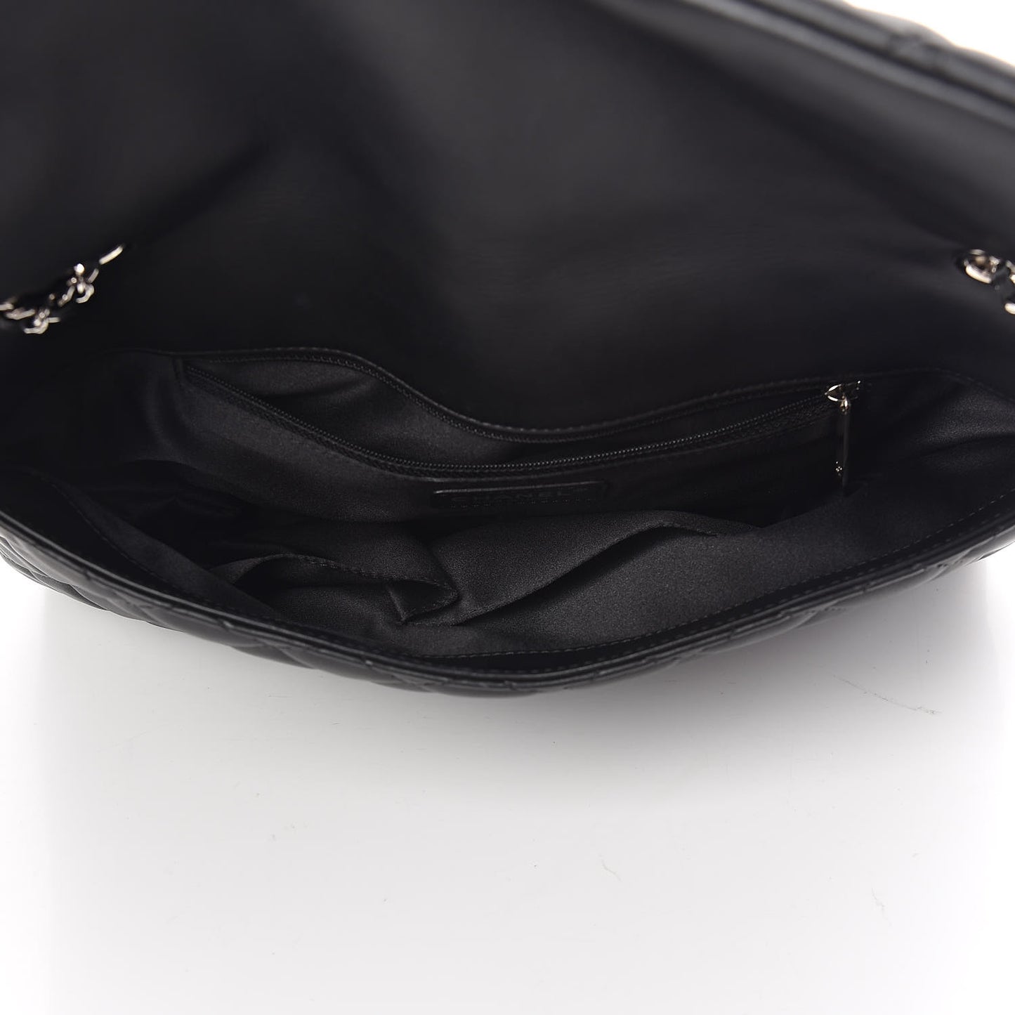 Calfskin Quilted Tender Touch Flap Bag Black