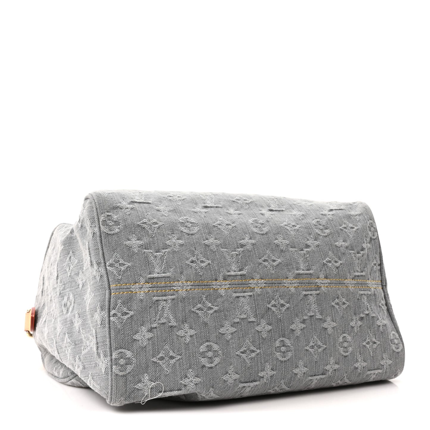 Monogram Denim Speedy Soft 30 Washed Gray
