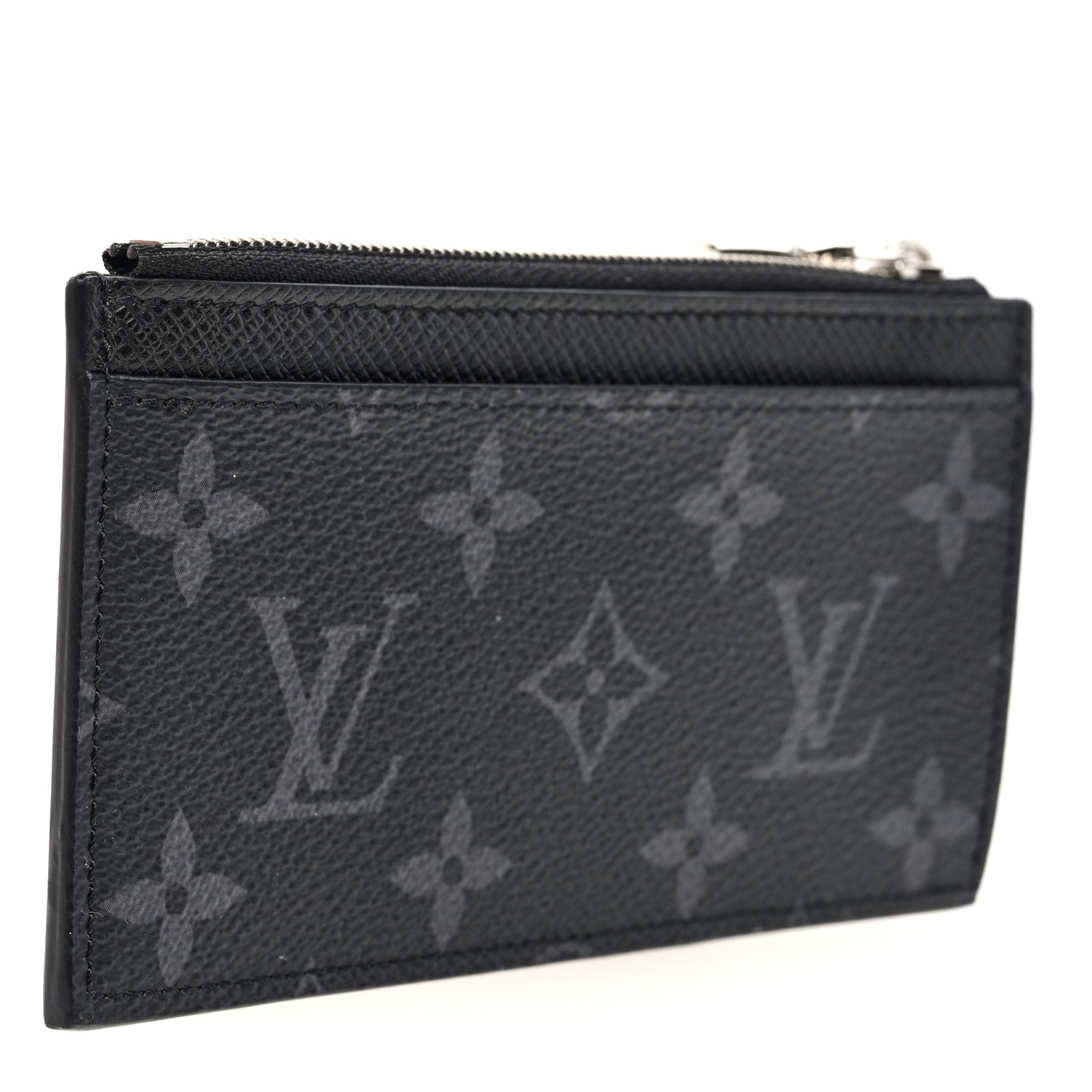Louis Vuitton Monogram Eclipse Taiga Coin Card Holder 3 of 7