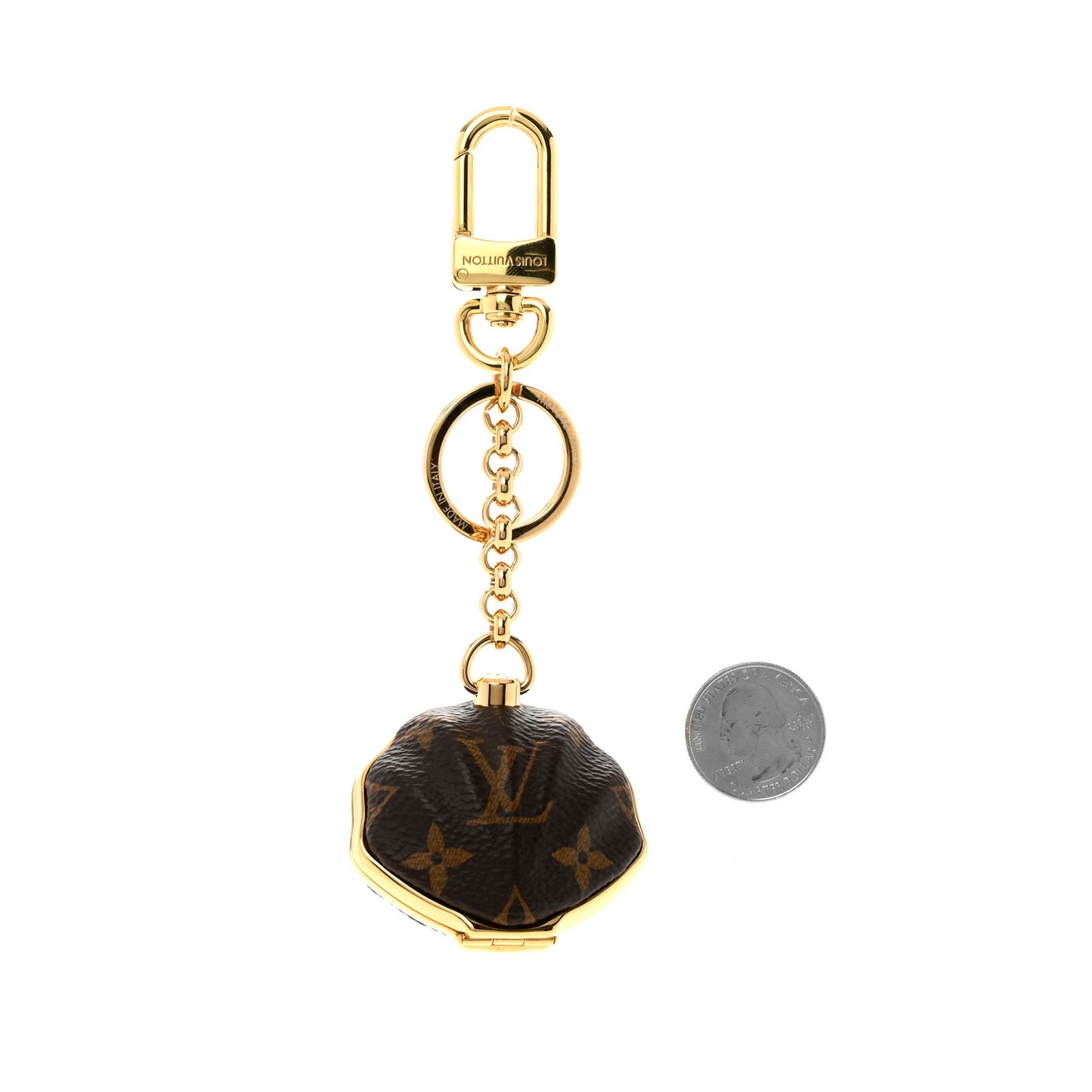 Monogram Shell Bag Charm Key Holder Key Holder