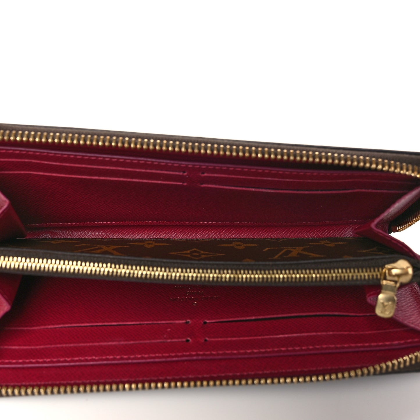 Monogram Clemence Wallet Fuchsia