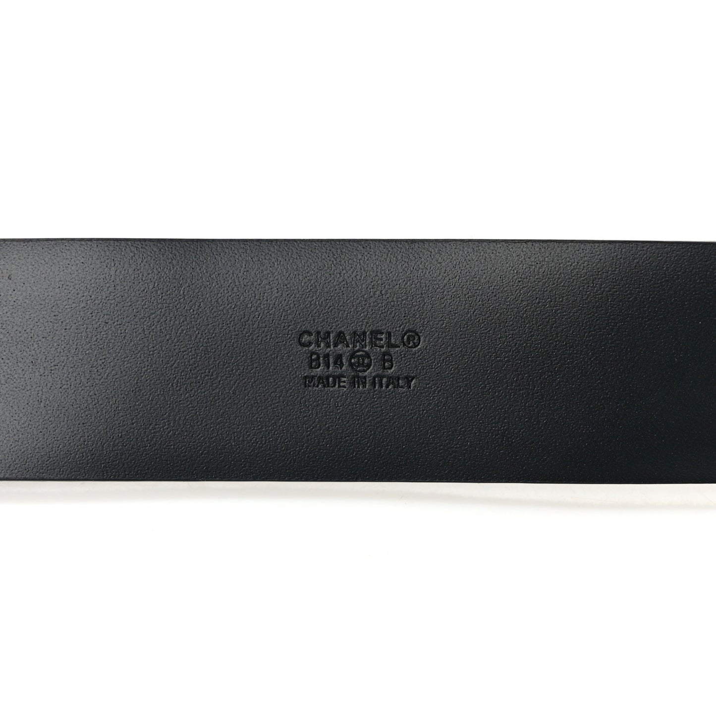Suede Pearl Crystal CC Belt 85 34 Black