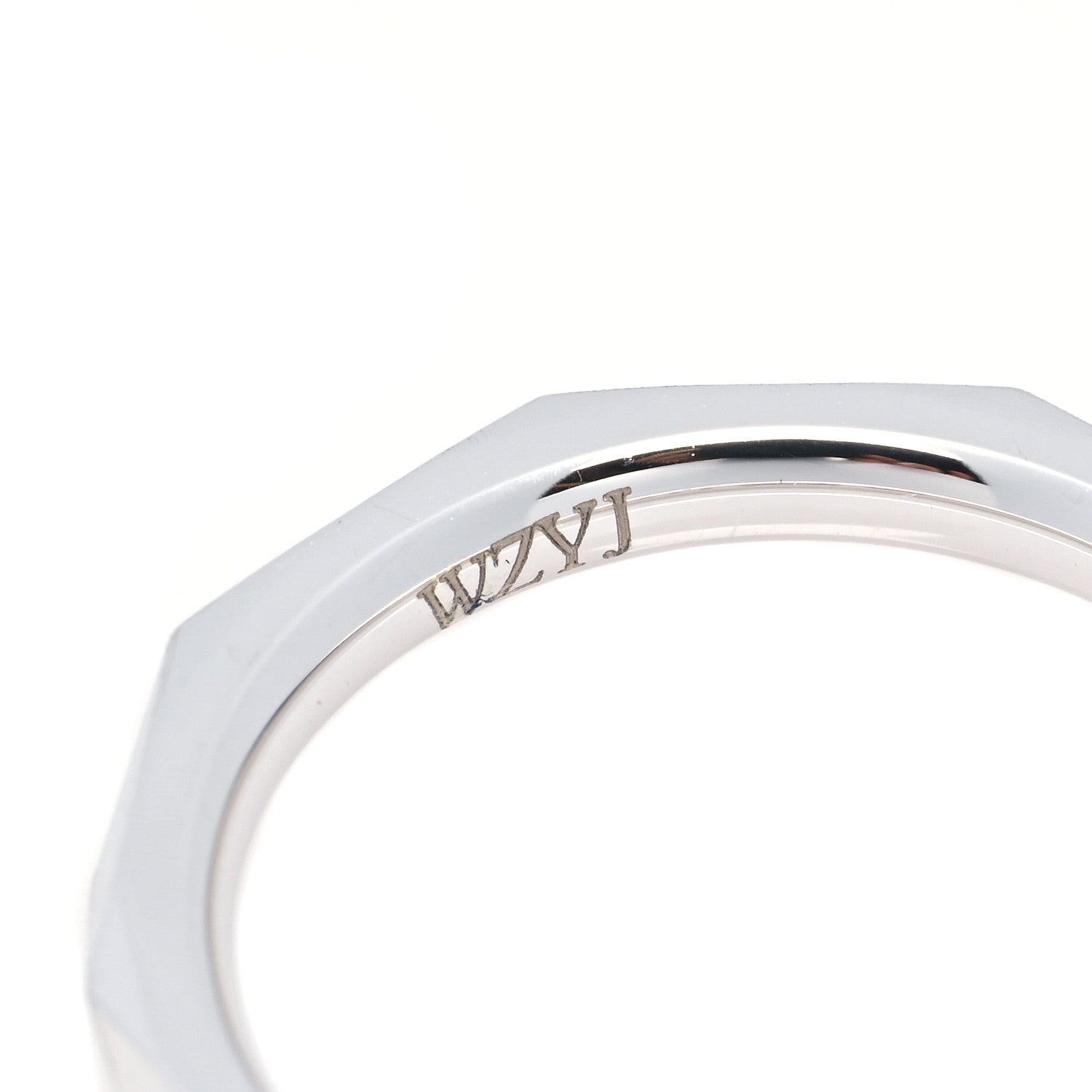 Graff 18K White Gold 2.3mm Laurence Graff Signature Wedding Band Ring 45 3.5 5 of 7