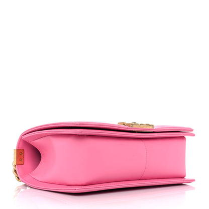 Chanel Calfskin Quilted Medium Boy Flap Pink 4 of 10