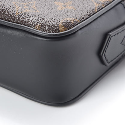 Louis Vuitton Monogram Macassar Kasai Clutch Black 8 of 8