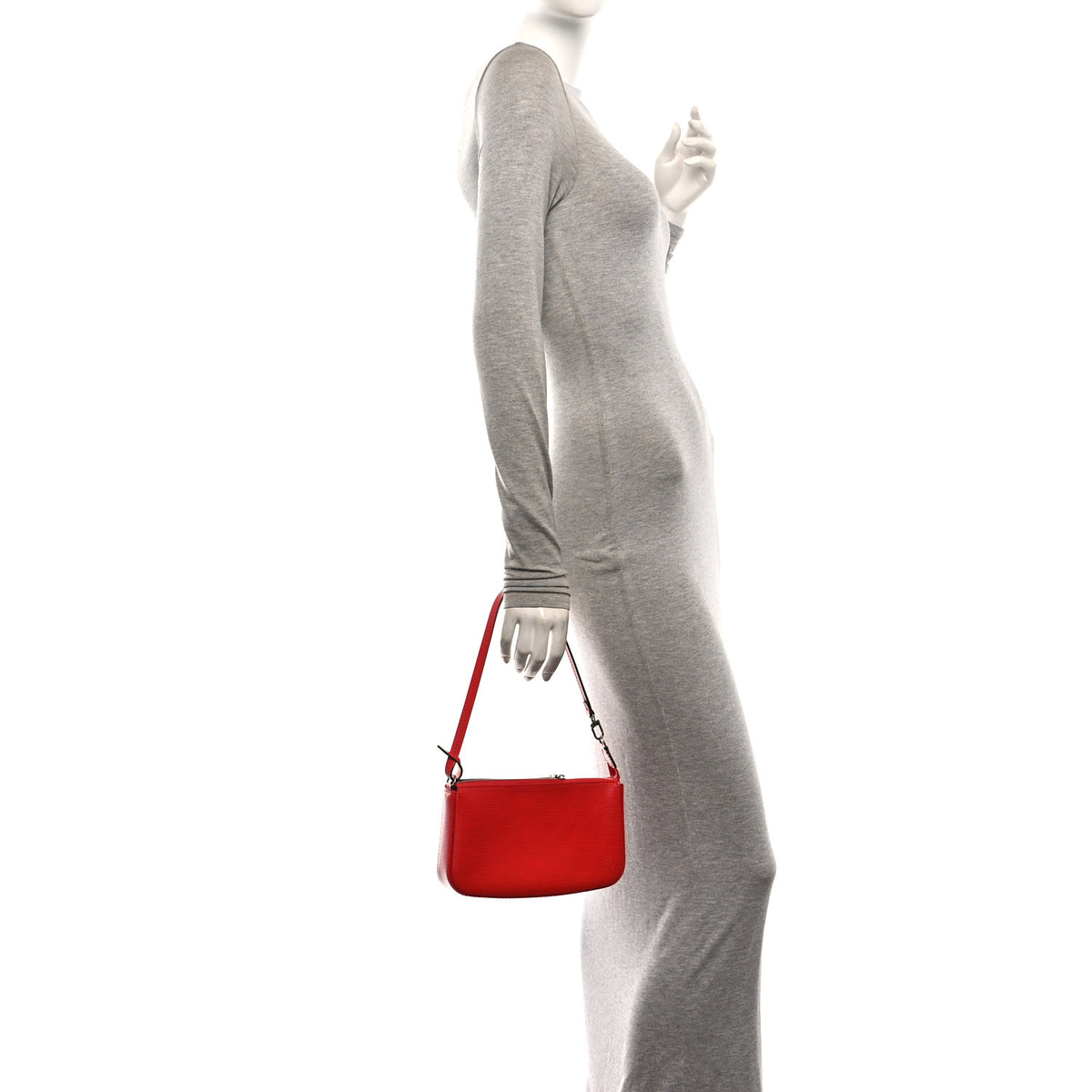 Louis Vuitton Epi Pochette Accessories NM Coquelicot 2 of 10