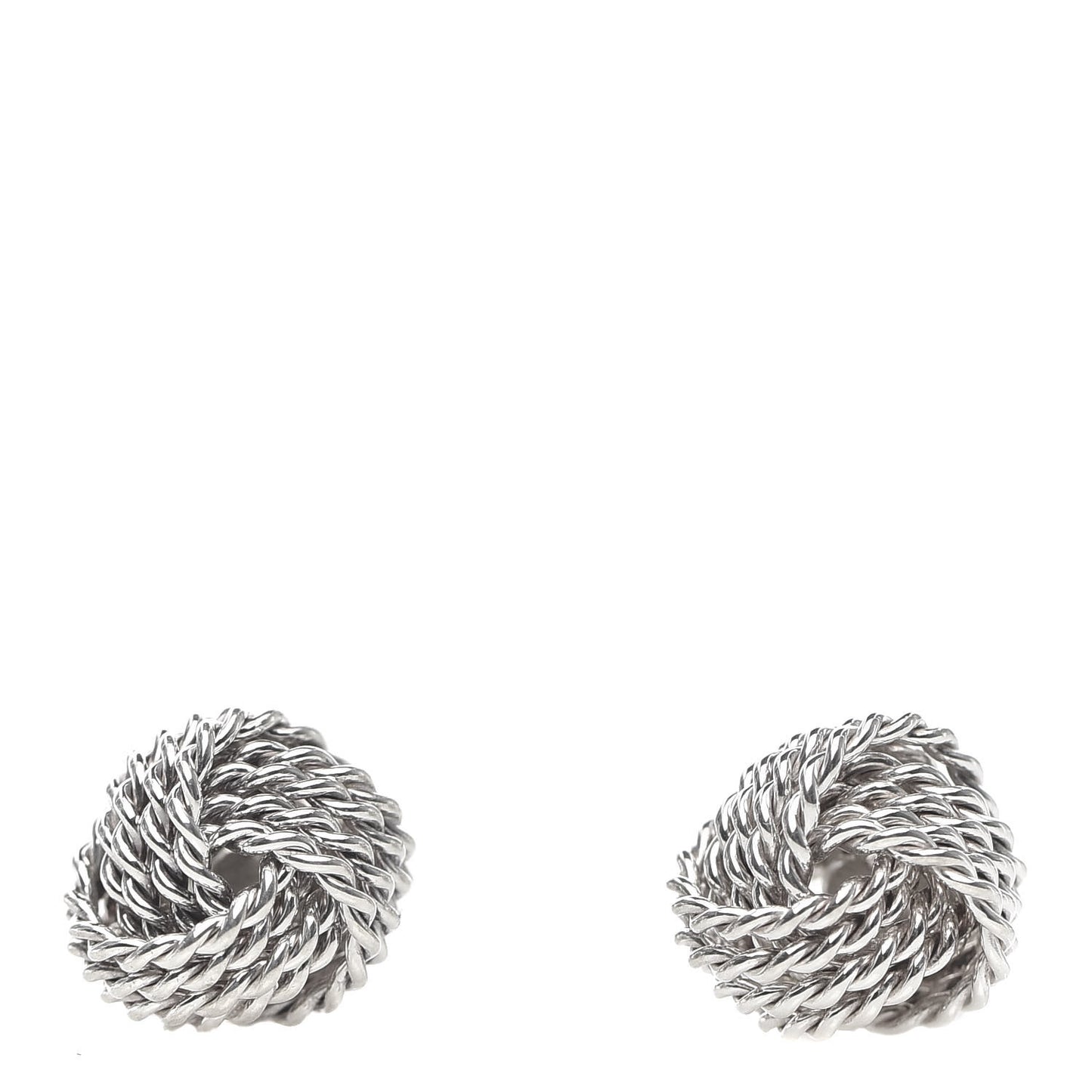 Sterling Silver Twist Knot Earrings