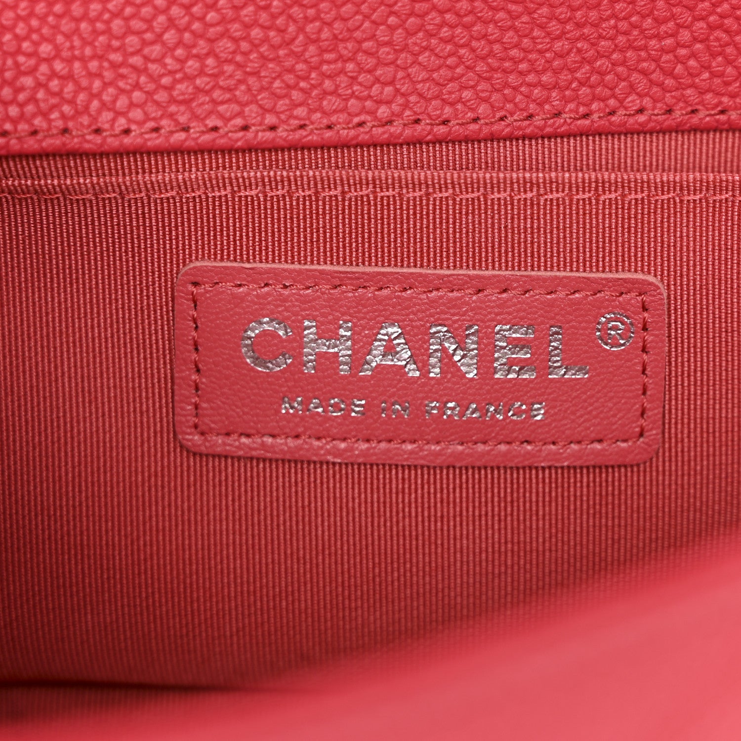 Chanel Caviar Quilted Small Boy Flap Red 6 of 11