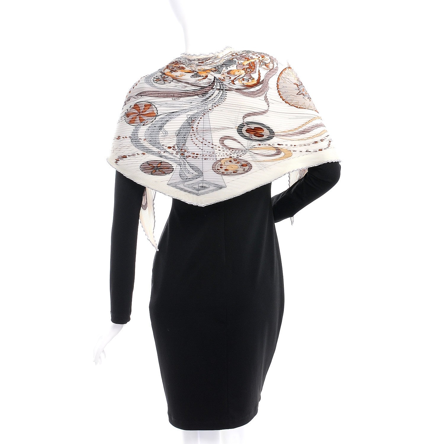Hermes Silk Plisse La Danse Du Cosmos Scarf 90 2 of 5