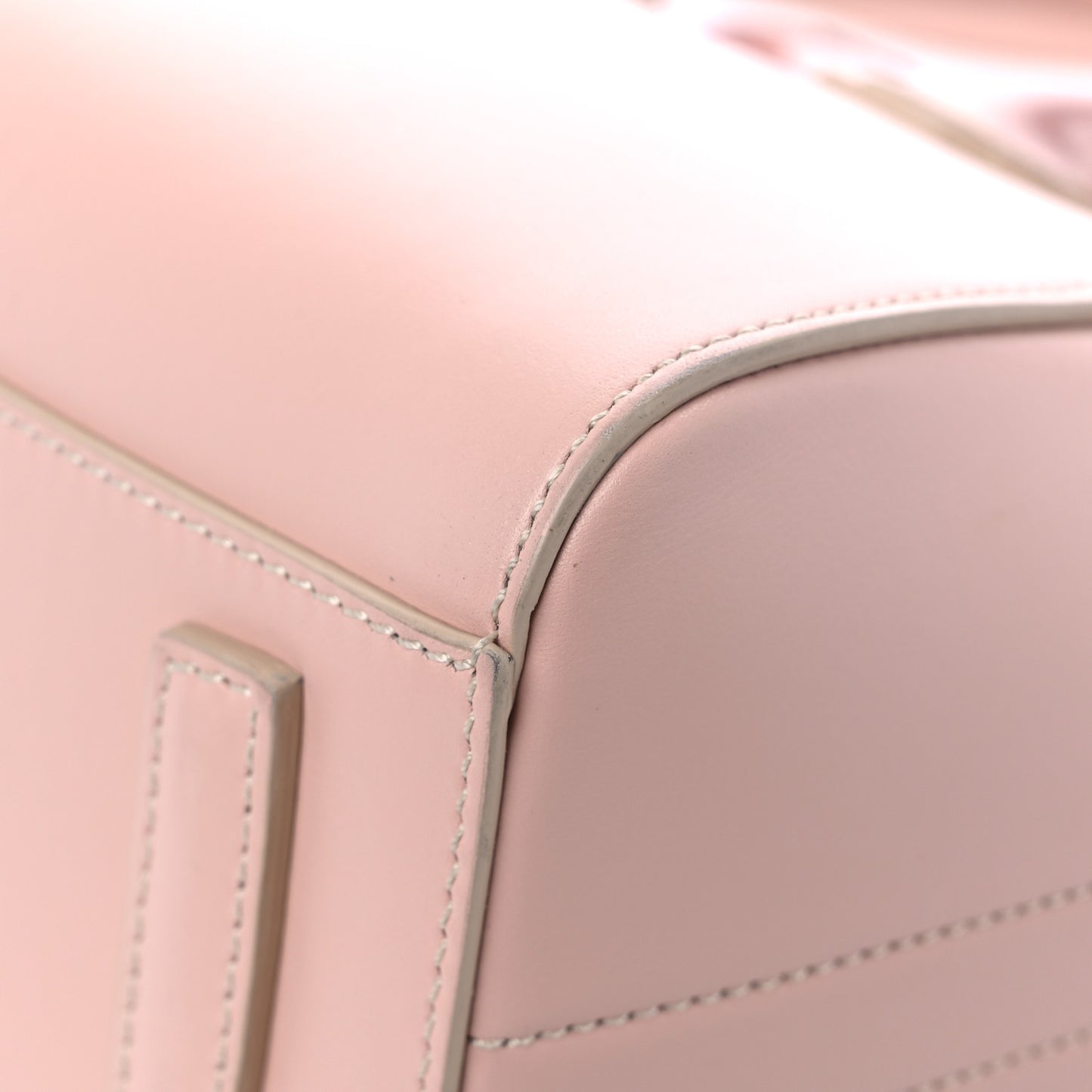 Metallic Calfskin Mini Antigona Light Pink