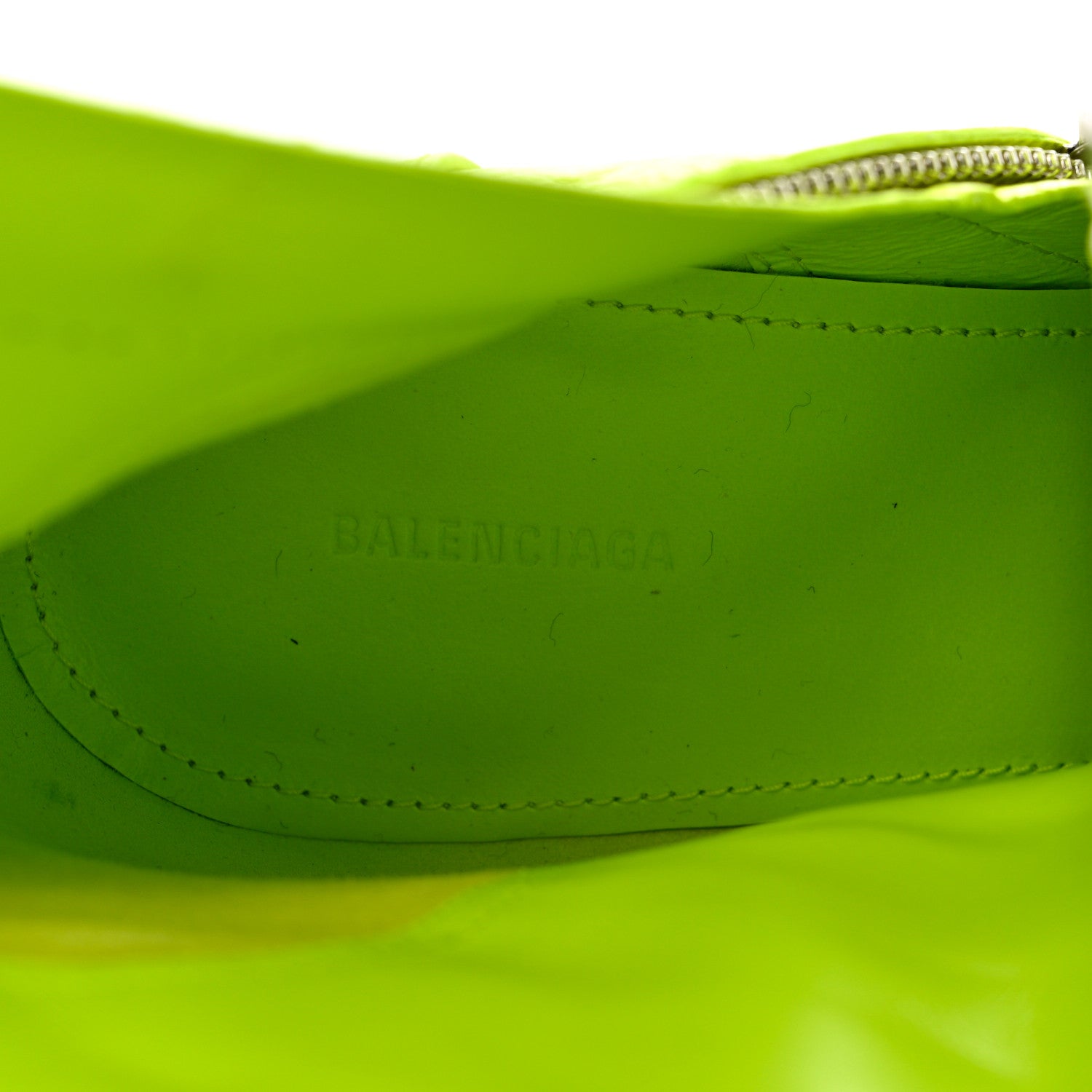 Balenciaga Agneau Arena Cagole 90mm Boots 37.5 Fluo Yellow 8 of 8