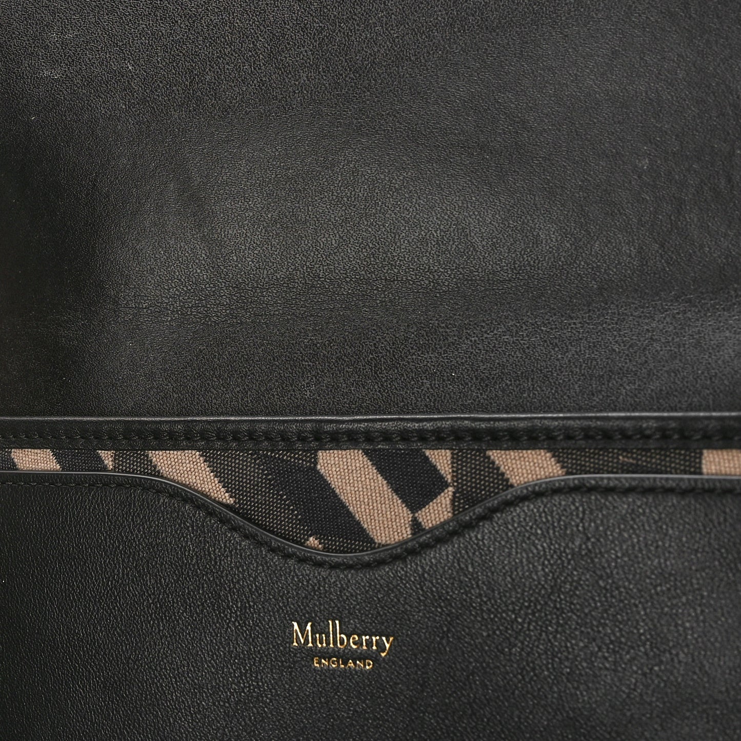 Econyl Nylon Jacquard Calfskin Wallet Black