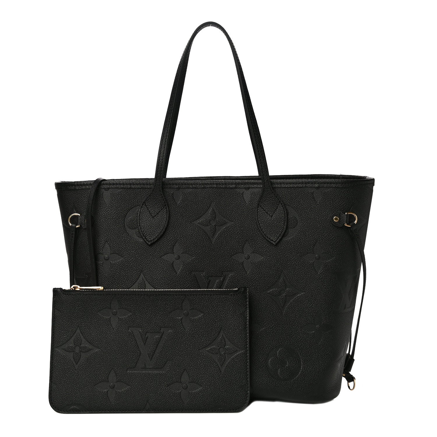 Louis Vuitton Empreinte Monogram Giant Neverfull MM Black 1 of 10