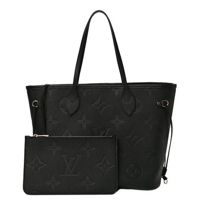 Louis Vuitton Empreinte Monogram Giant Neverfull MM Black 1 of 10