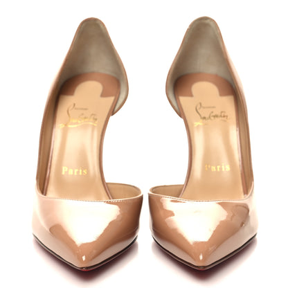 Christian Louboutin Patent Iriza 100 Pumps 39 Nude 2 of 7